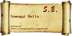 Somogyi Bella névjegykártya